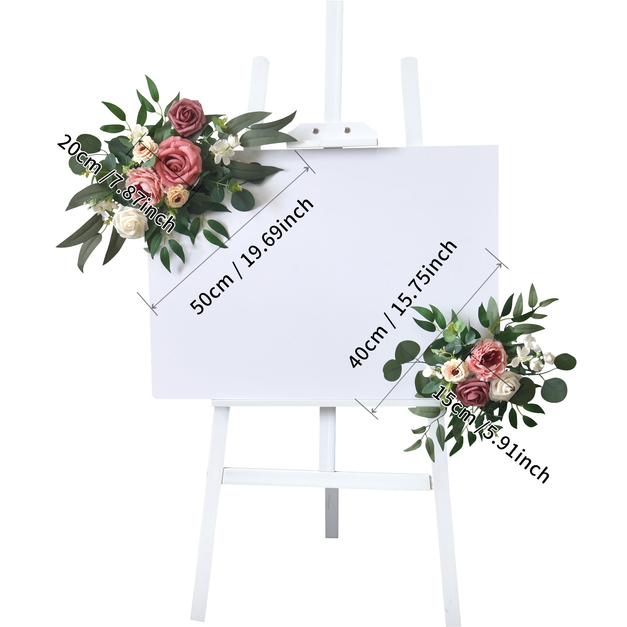 151 Artificial silk flowers, wedding welcome flowers, guiding signs, KT boards, water signs, floral arrangements, party and photography props, decoration and arrangement