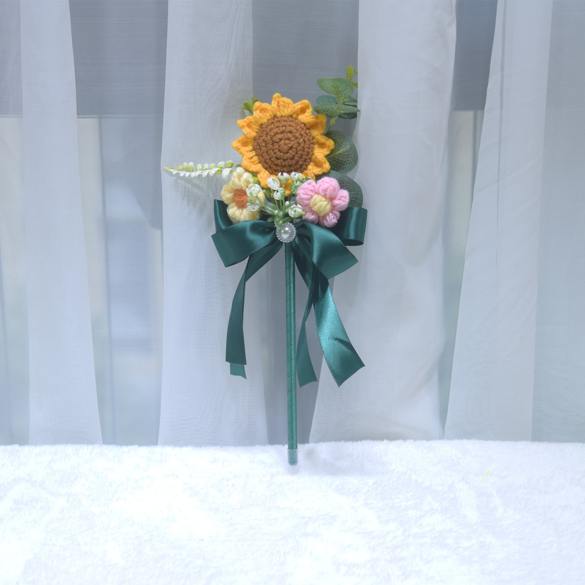 237 Wedding Oath Card Signature Pen Handmade Flower Pen Gift for Teacher Graduation Season Gift