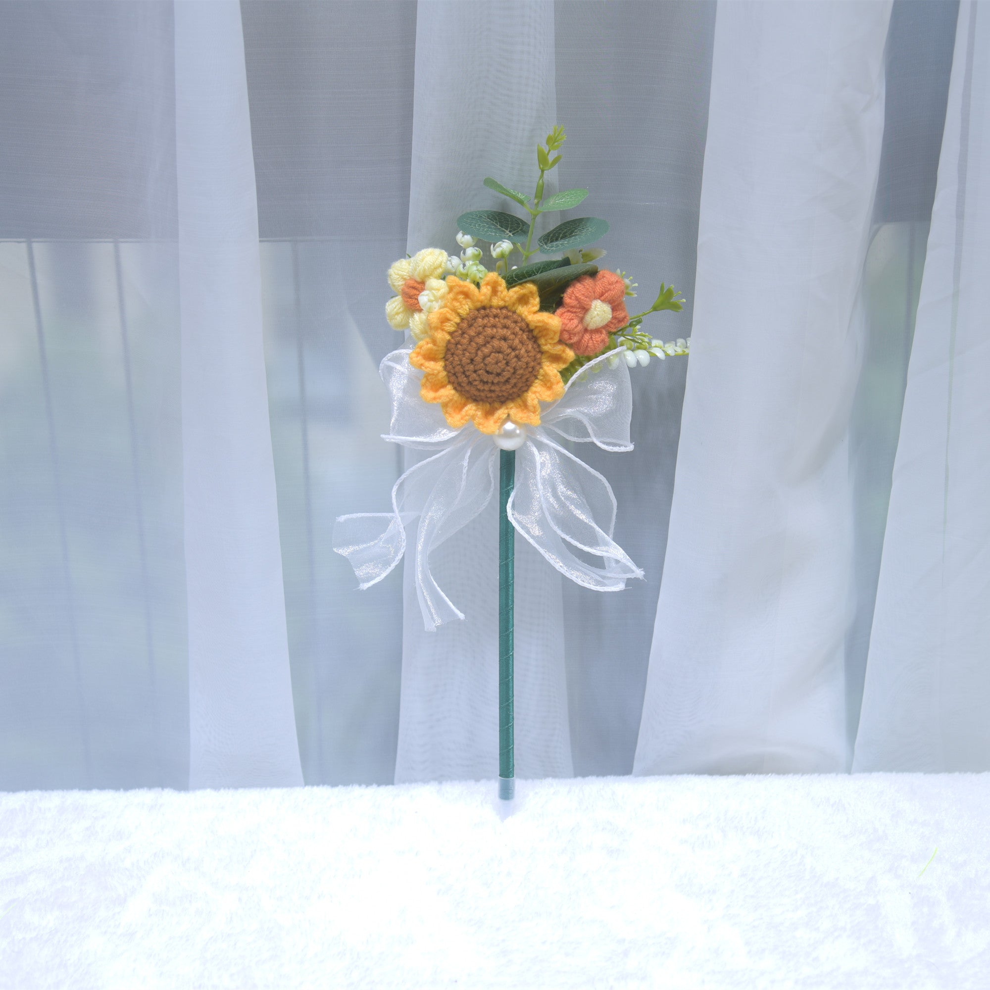237 Wedding Oath Card Signature Pen Handmade Flower Pen Gift for Teacher Graduation Season Gift