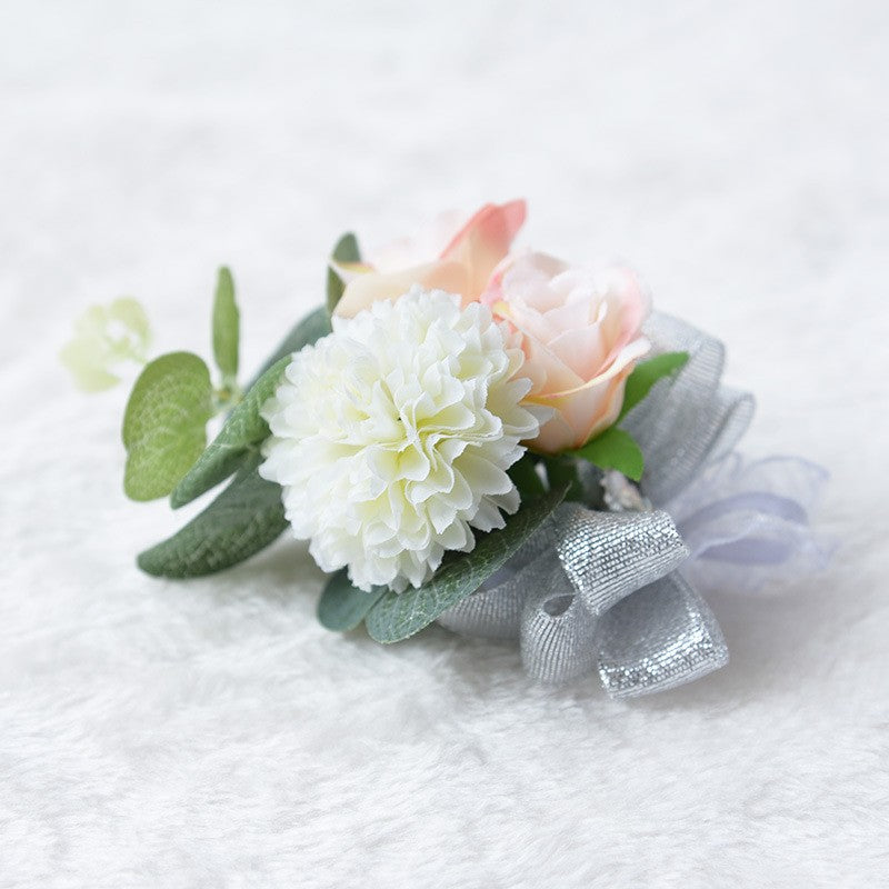 520 wedding supplies decoration chest flower wrist flower decoration simulation flower