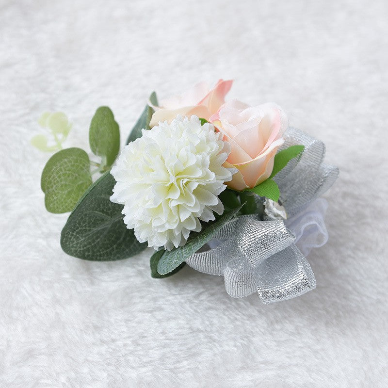 520 wedding supplies decoration chest flower wrist flower decoration simulation flower