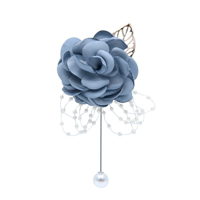 D673Bride bridesmaid sisters group wrist flower corsage wedding supplies children dance hand flower decoration