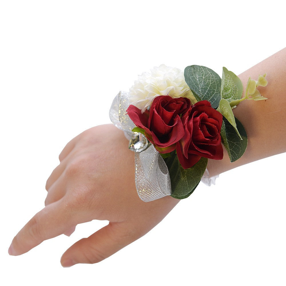520 wedding supplies decoration chest flower wrist flower decoration simulation flower