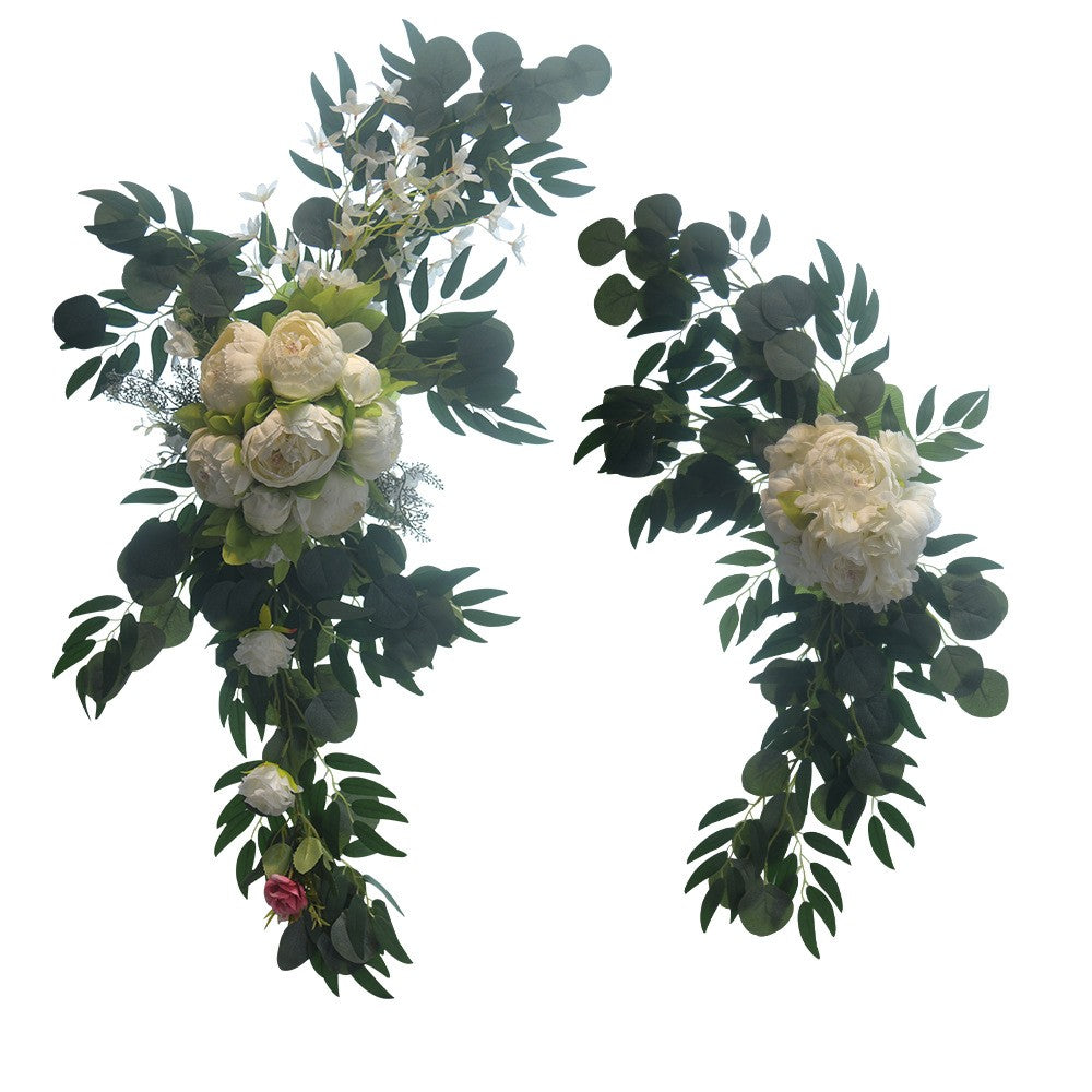 936 Wedding Simulation Flower Welcome Flower Signage Floral Arrangement Photography Decorative Table Flowers