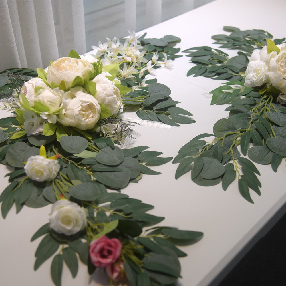 936 Wedding Simulation Flower Welcome Flower Signage Floral Arrangement Photography Decorative Table Flowers