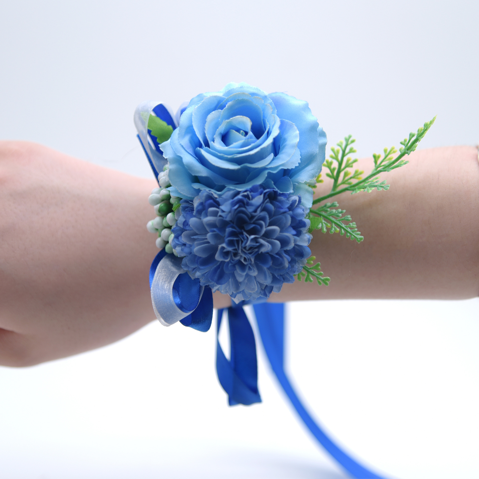 2019Hand ceremony wedding corsage wedding welcome meeting guest Sen Shijin flower bridesmaid sisters wrist flower