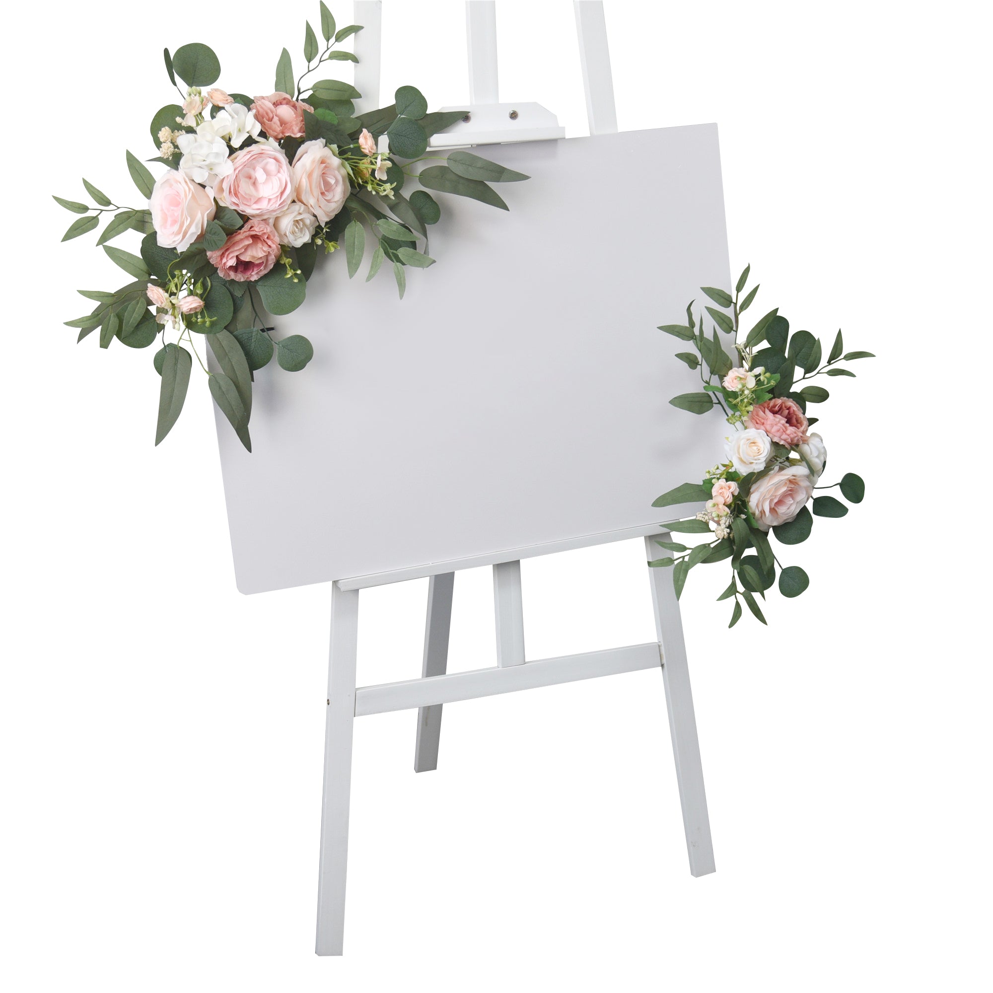 143Simulated flower wedding decoration store opening KT welcome sign water sign display stand floral atmosphere anniversary decoration