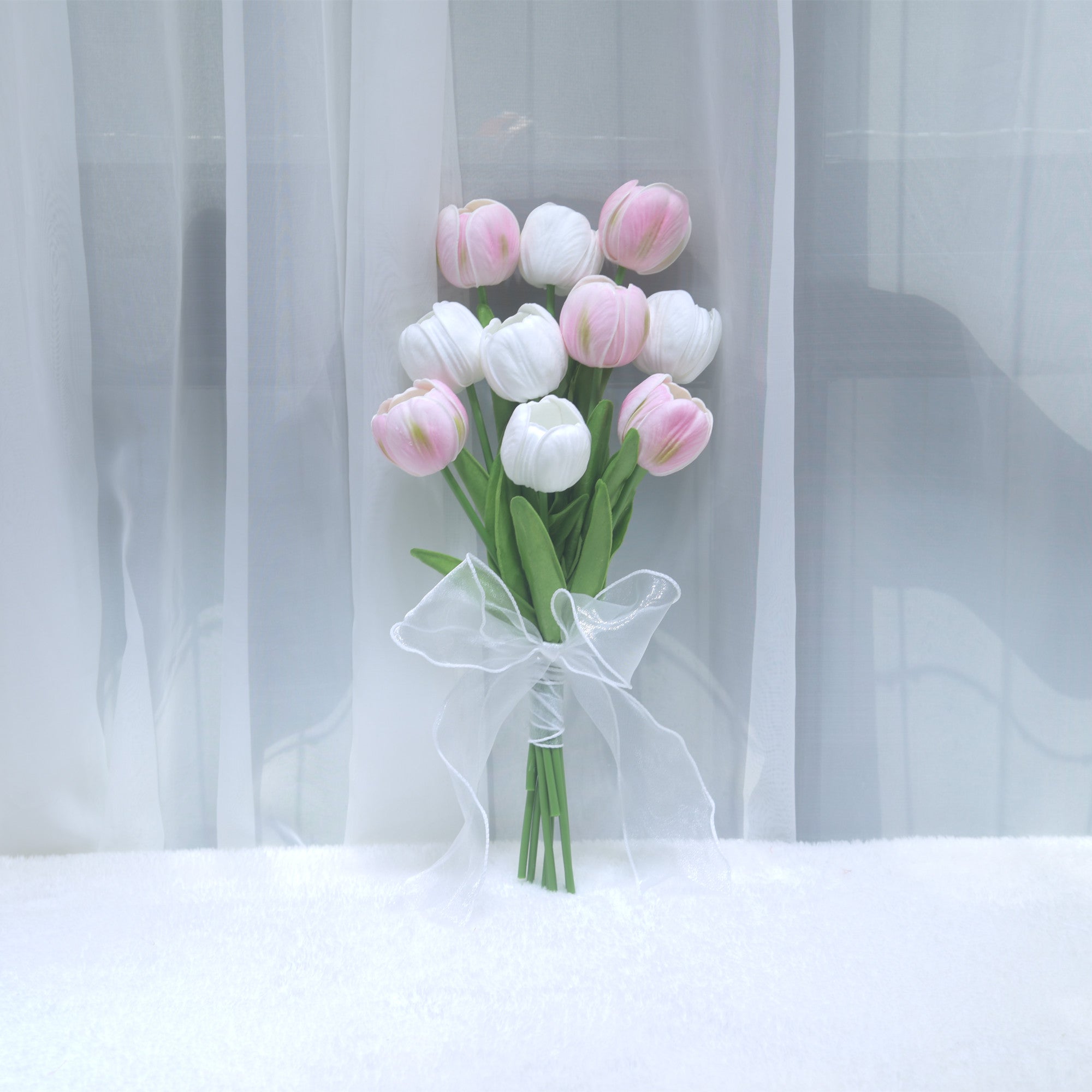 172Tulip artificial flower simulation flower living room decoration flower home decoration high-end emotional person's day birthday gift