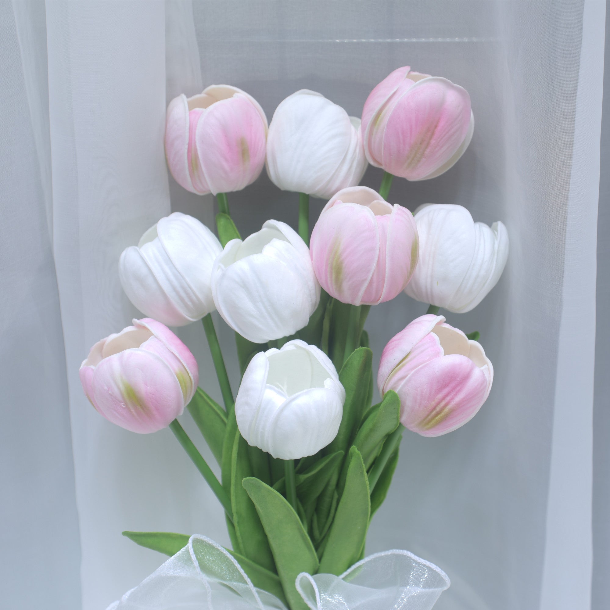 172Tulip artificial flower simulation flower living room decoration flower home decoration high-end emotional person's day birthday gift