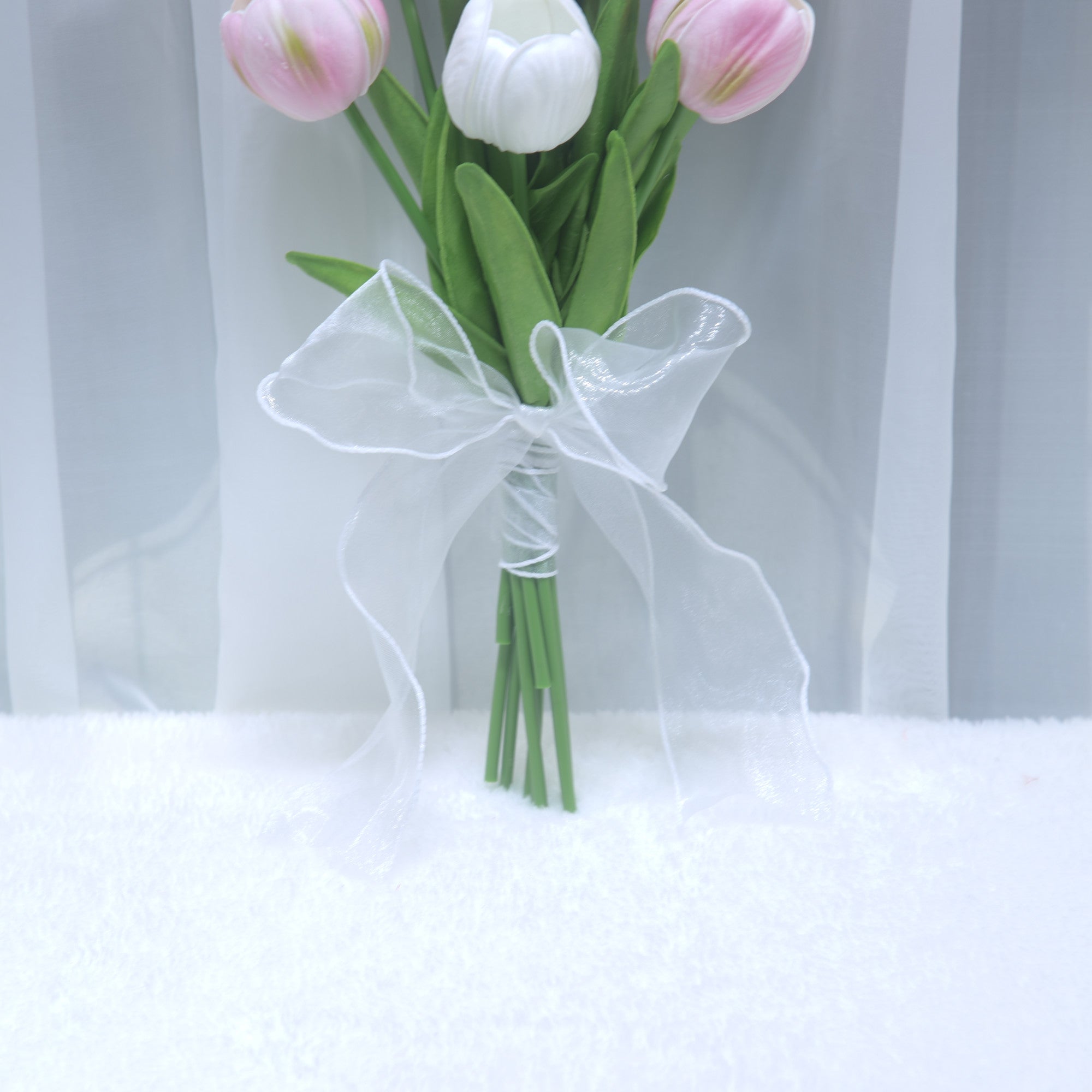 172Tulip artificial flower simulation flower living room decoration flower home decoration high-end emotional person's day birthday gift