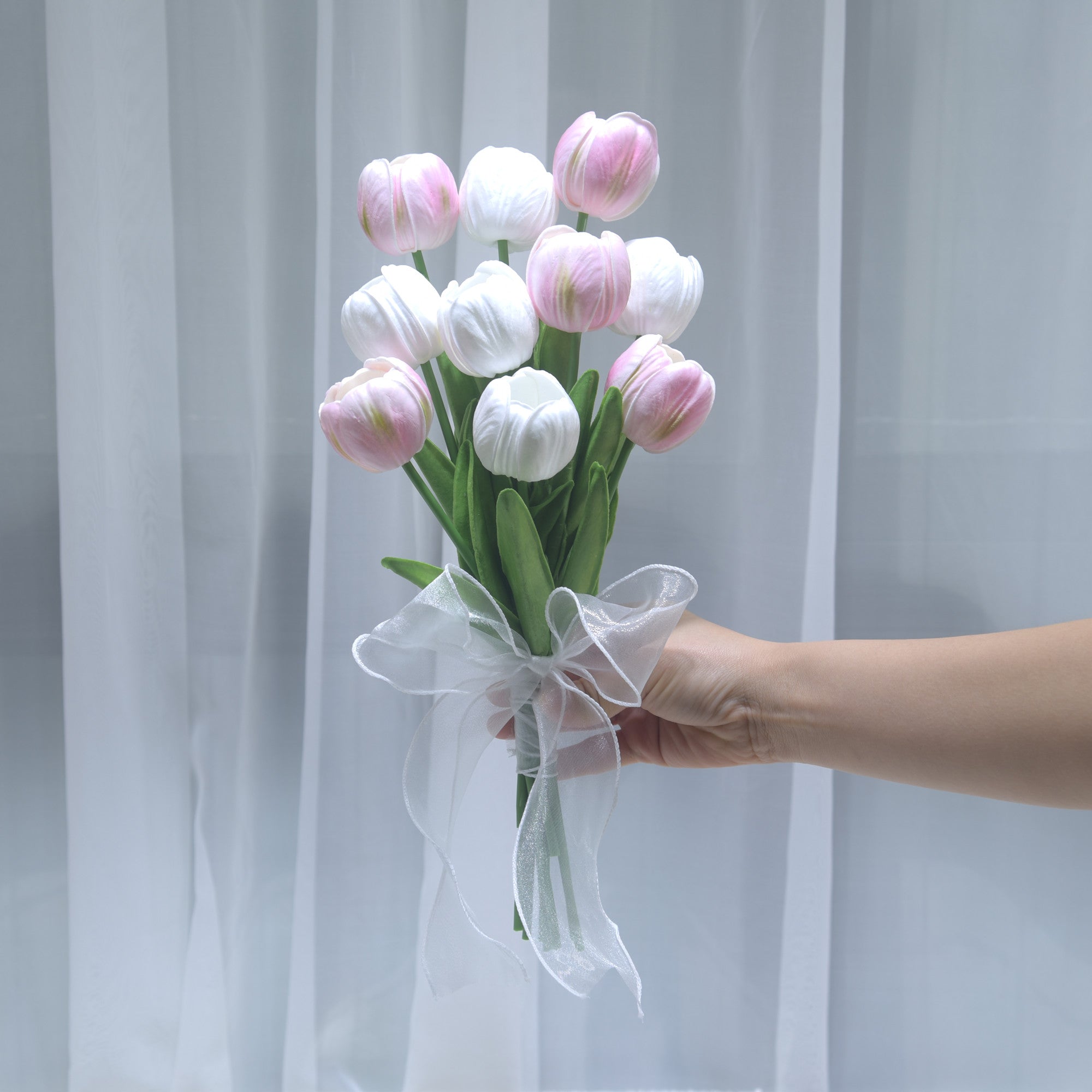 172Tulip artificial flower simulation flower living room decoration flower home decoration high-end emotional person's day birthday gift
