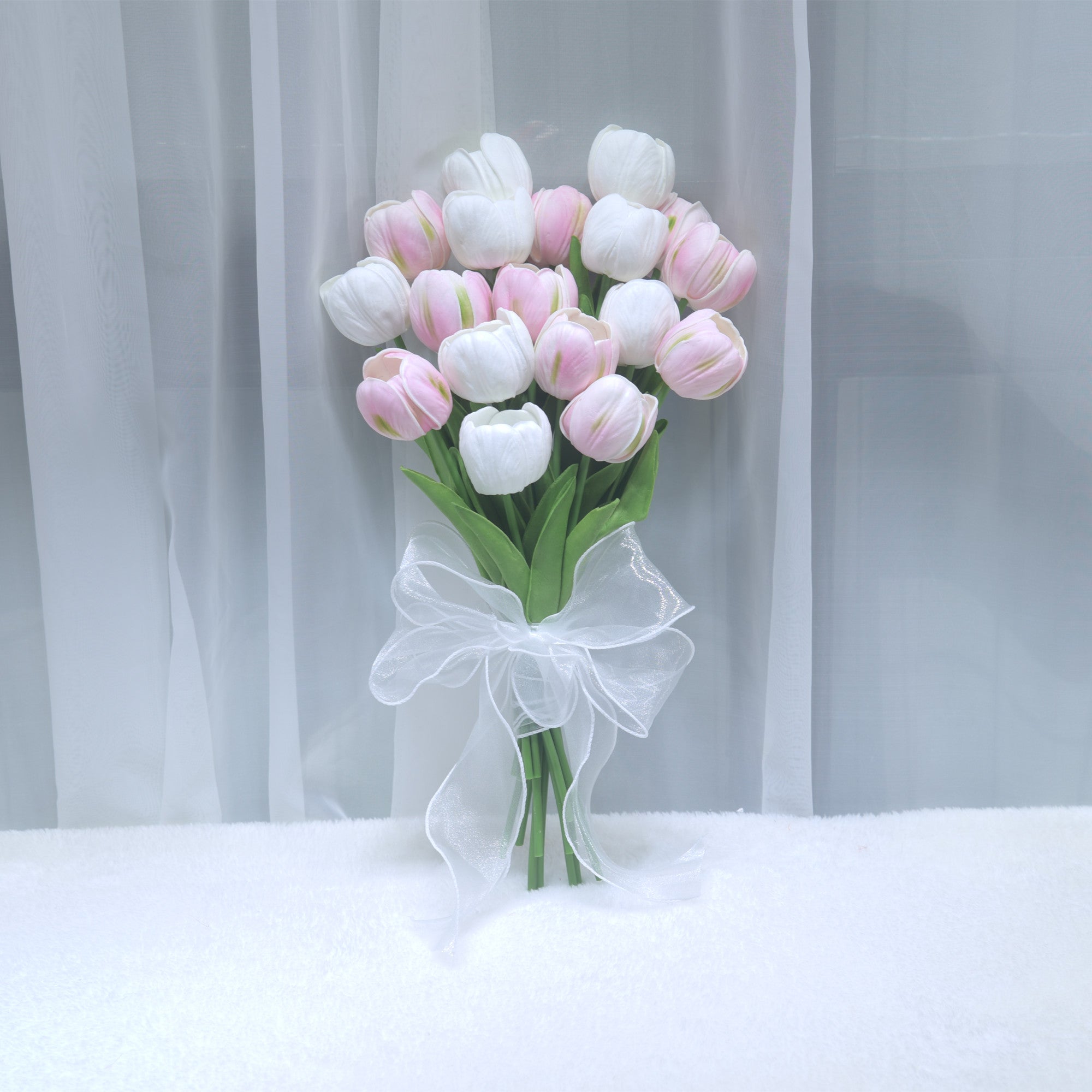 173Tulip artificial flower simulation flower living room decoration flower home decoration shooting props decoration birthday gift