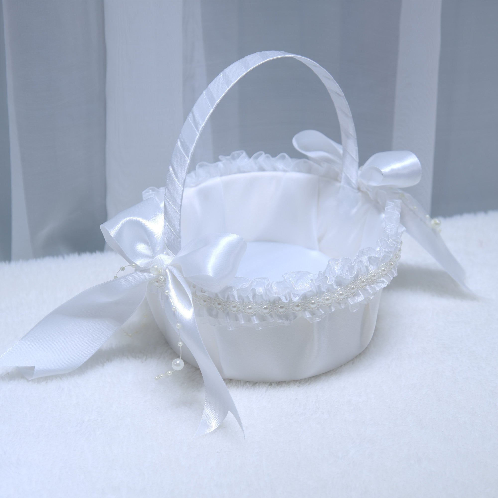 182Wedding Little Flower Children Sprinkle Flower Baskets, Place Petals, Rings, Flower Baskets, Festival Party Dance, Handheld Flower Baskets