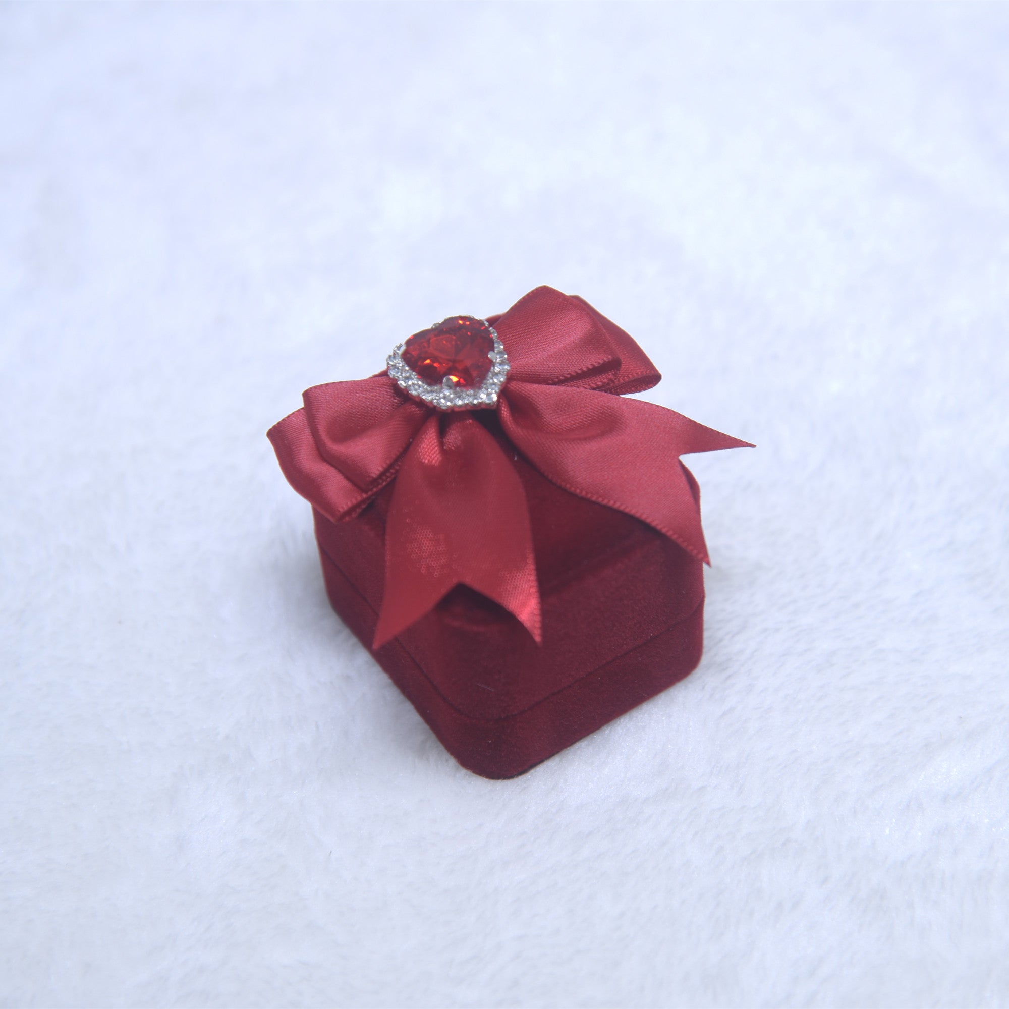 211 Bow jewelry box, proposal ring box, wedding necklace storage box, Valentine's Day gift jewelry box