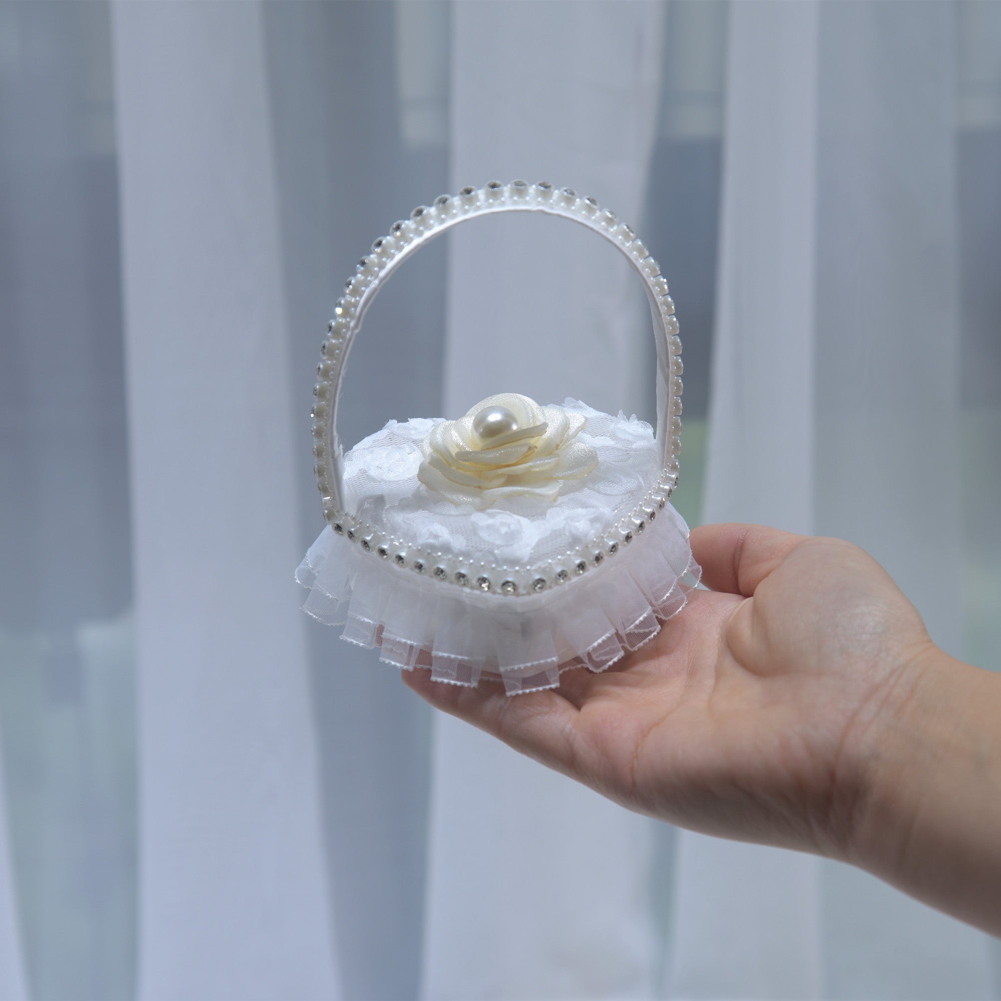 215 Wedding ring storage box, lace jewelry box, earring necklace jewelry box, wedding candy box