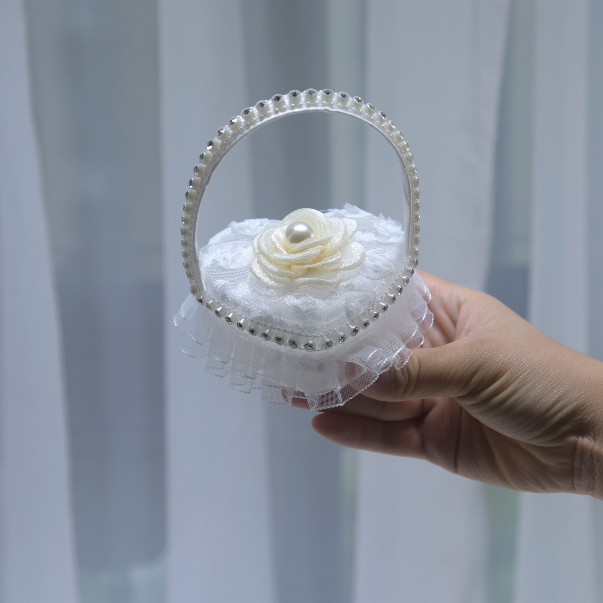 215 Wedding ring storage box, lace jewelry box, earring necklace jewelry box, wedding candy box