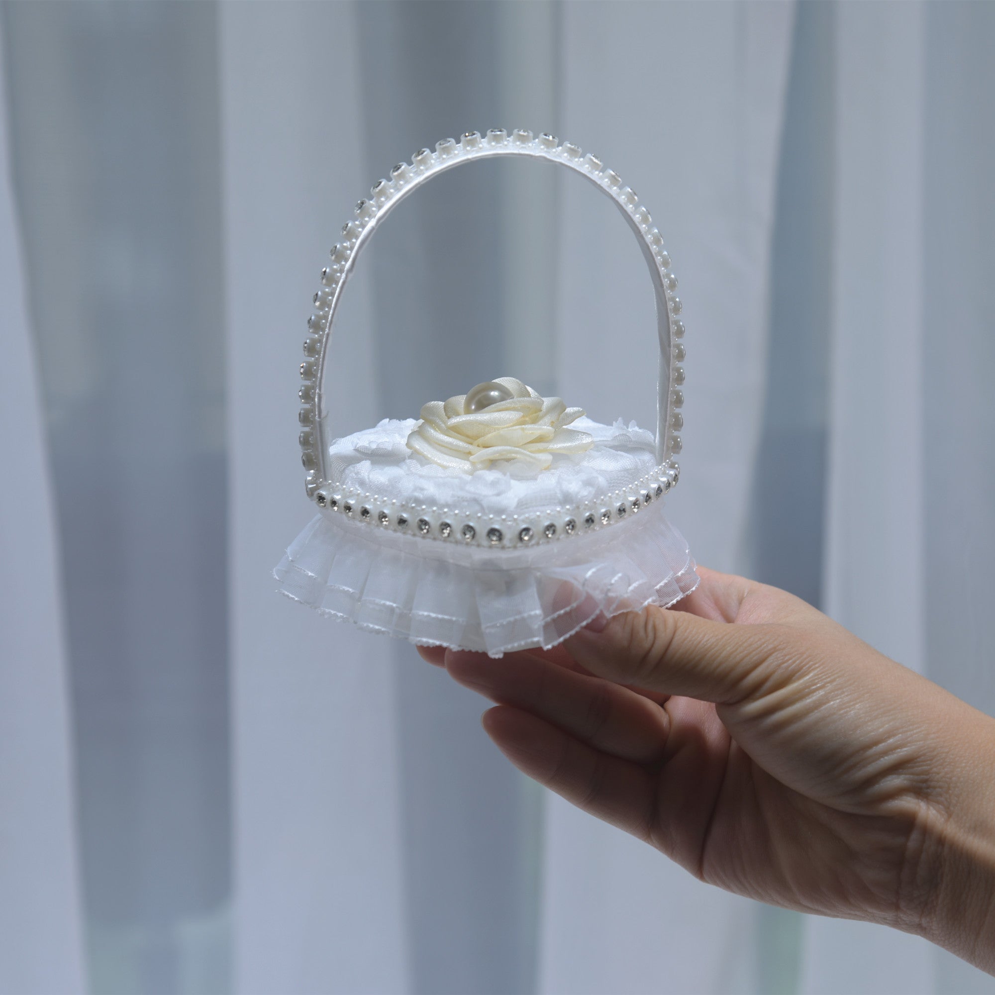 215 Wedding ring storage box, lace jewelry box, earring necklace jewelry box, wedding candy box