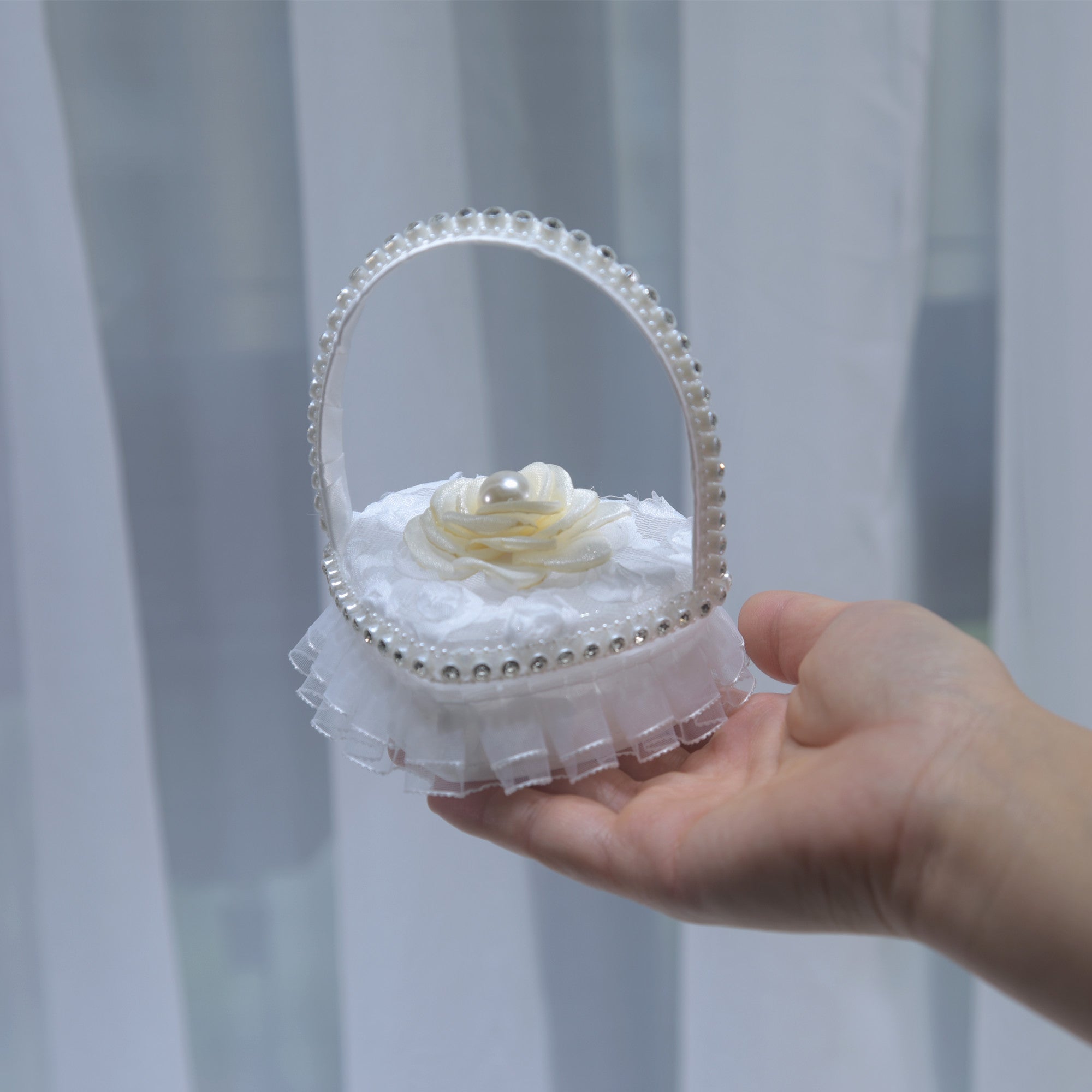 215 Wedding ring storage box, lace jewelry box, earring necklace jewelry box, wedding candy box