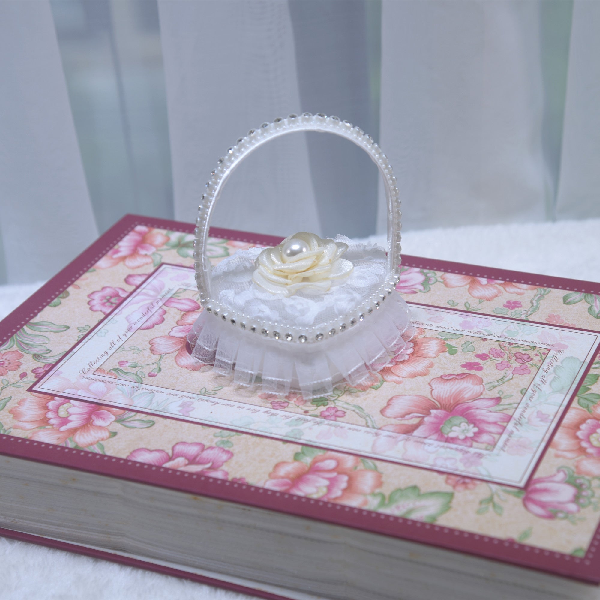 215 Wedding ring storage box, lace jewelry box, earring necklace jewelry box, wedding candy box