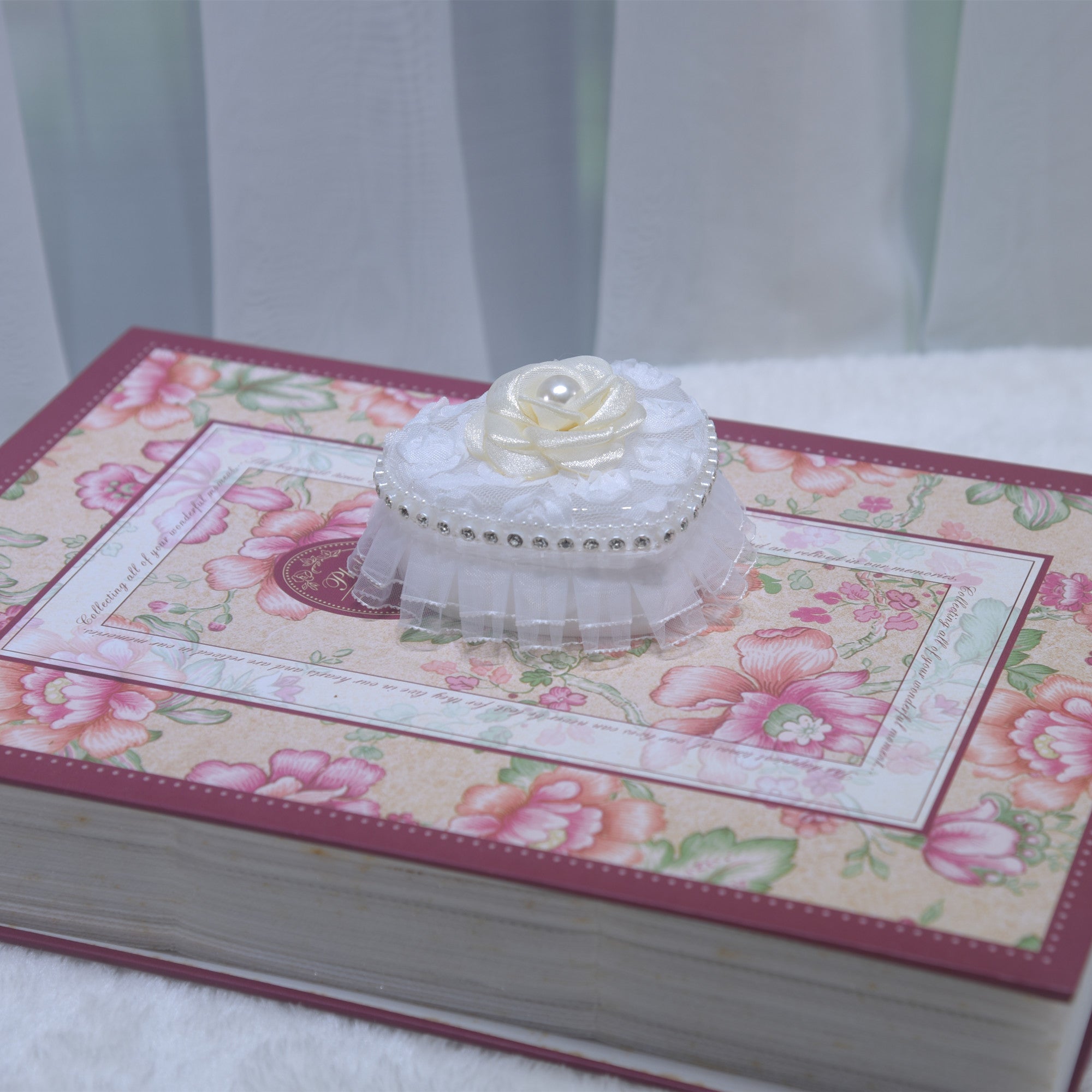 215 Wedding ring storage box, lace jewelry box, earring necklace jewelry box, wedding candy box