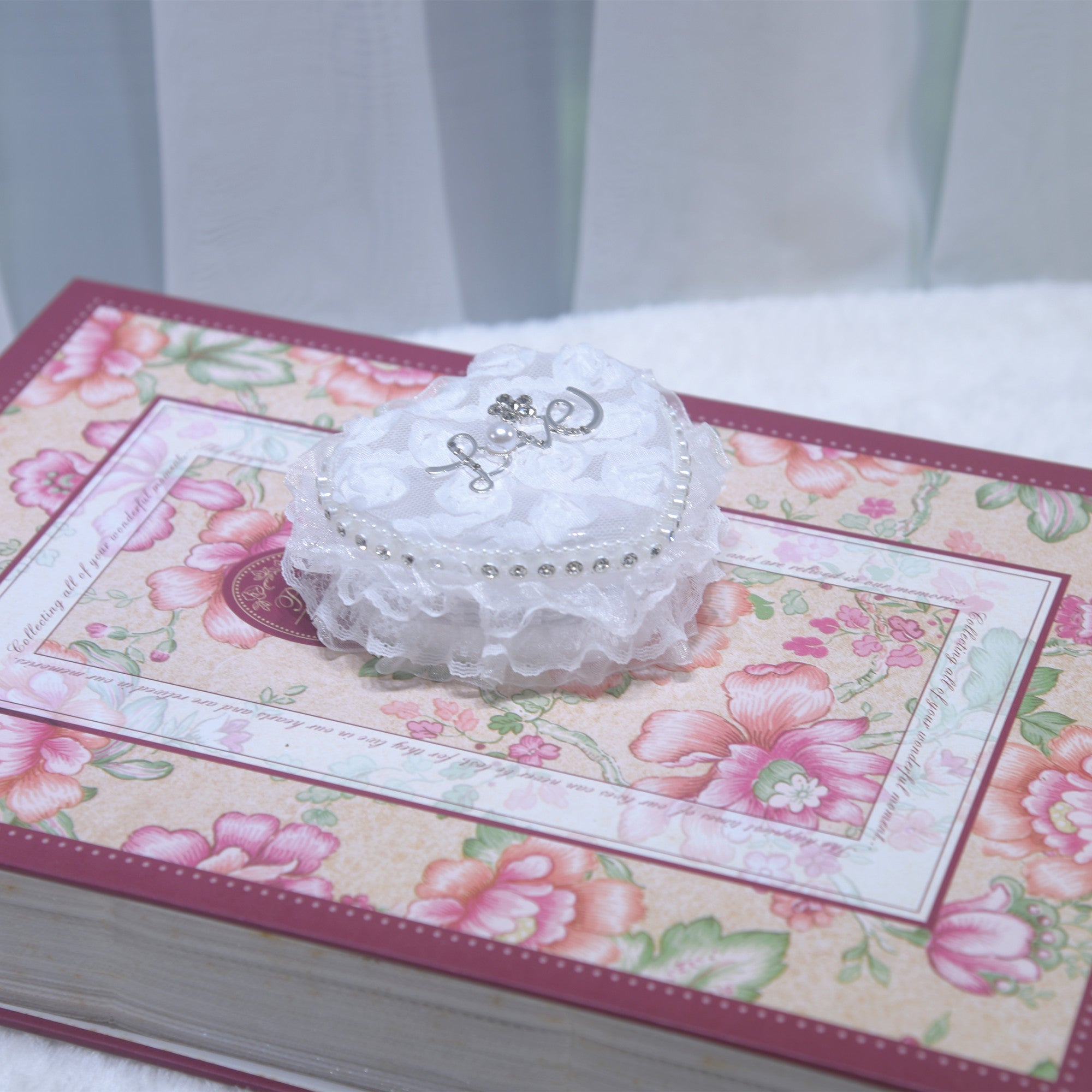 216 Proposal Ring Box Lace Love Wedding Accessories Storage Box Wedding Candy Box