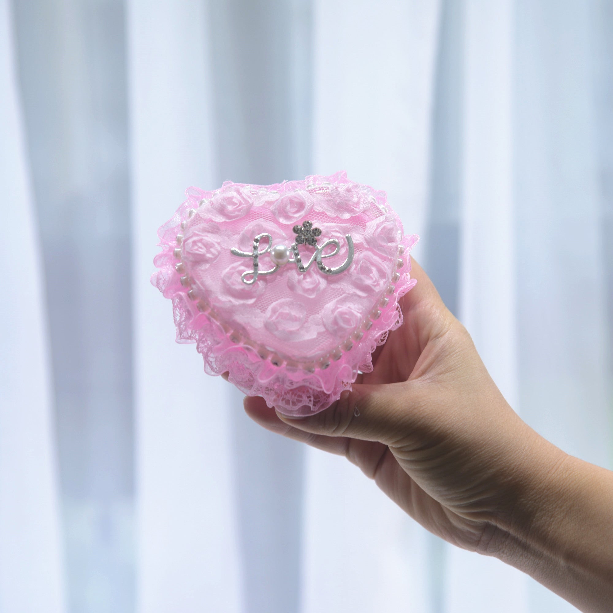 216 Proposal Ring Box Lace Love Wedding Accessories Storage Box Wedding Candy Box