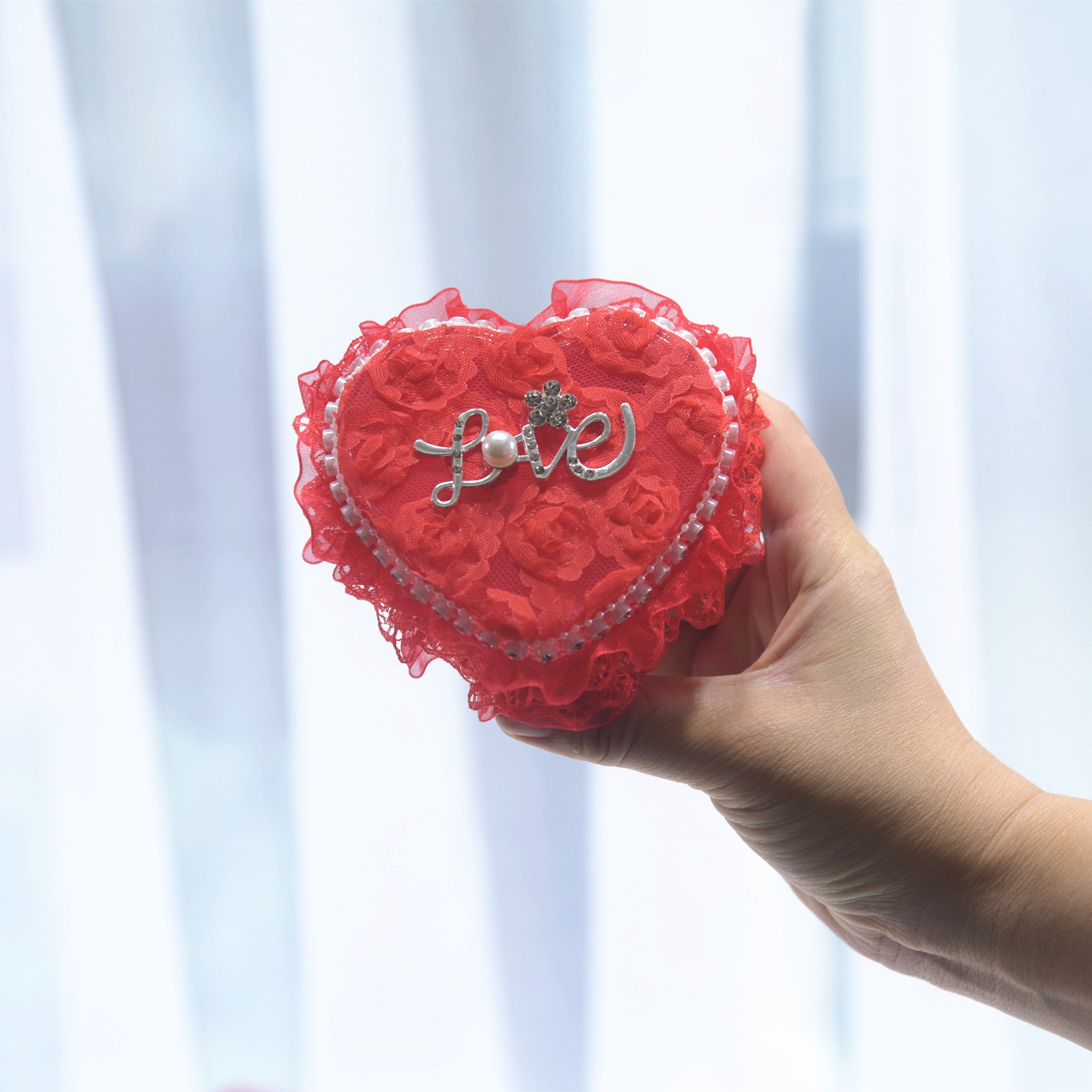 216 Proposal Ring Box Lace Love Wedding Accessories Storage Box Wedding Candy Box